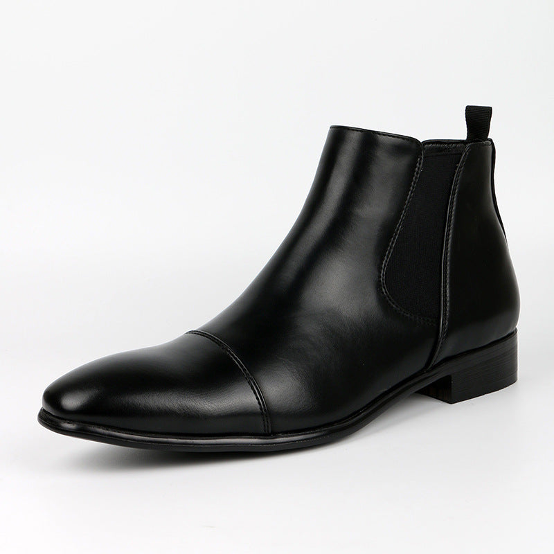 Cross-border Plus Size Men's Shoes Retro Chelsea Boots Amazon Independent Station