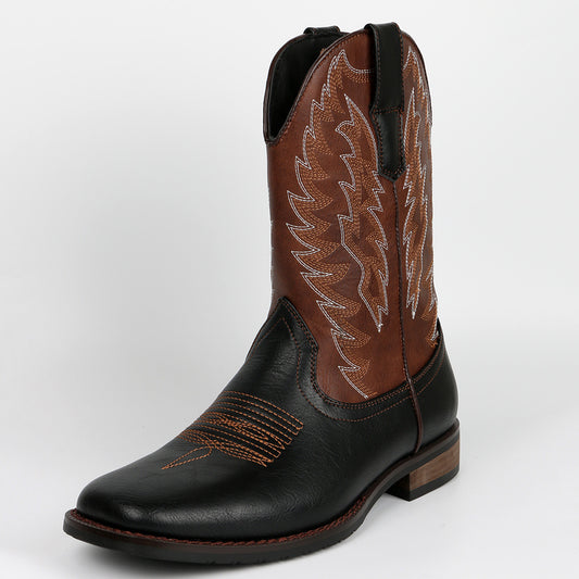 Western Denim Boots Fashion