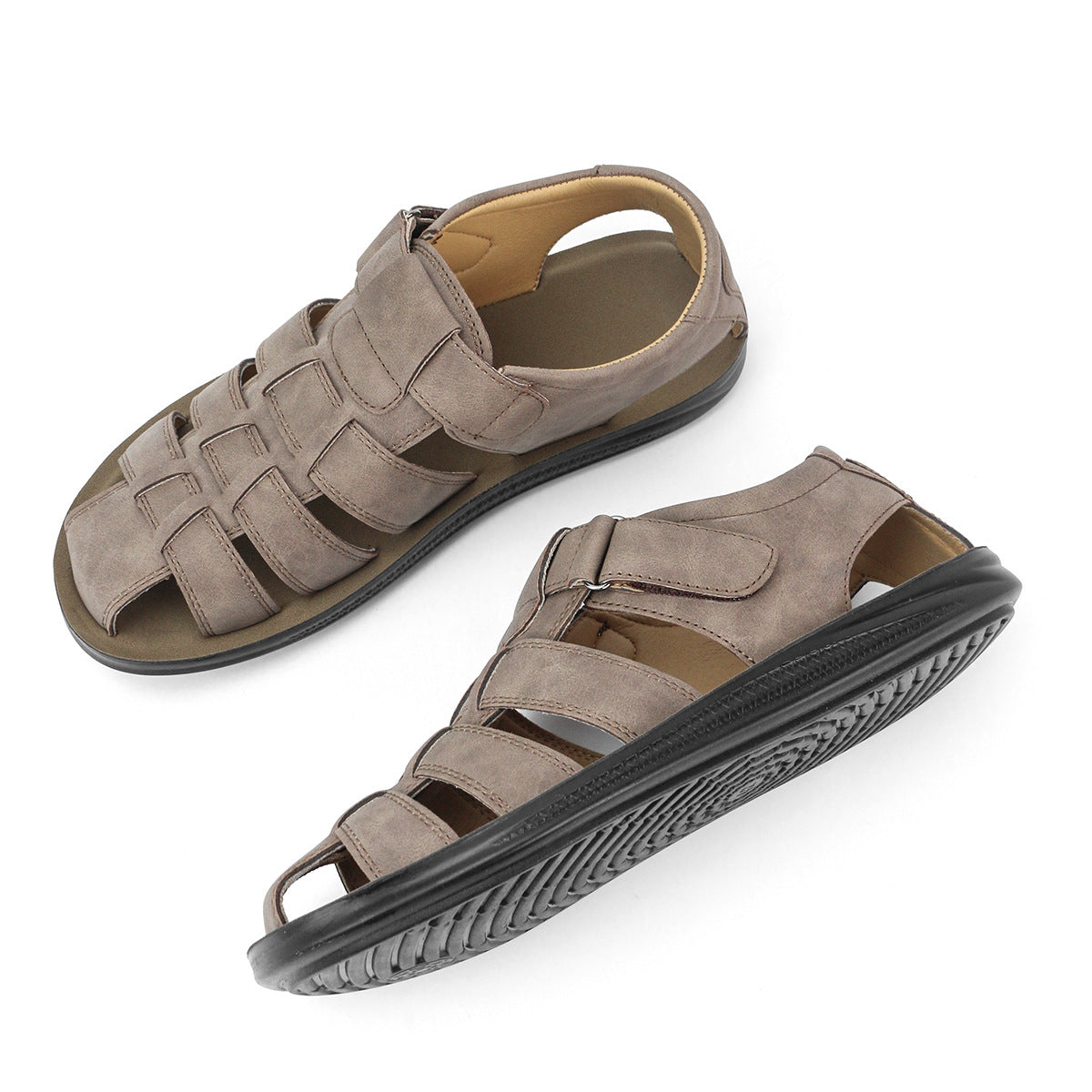 Men's Summer Roman Soft Sole Comfortable Breathable Sandals Slippers