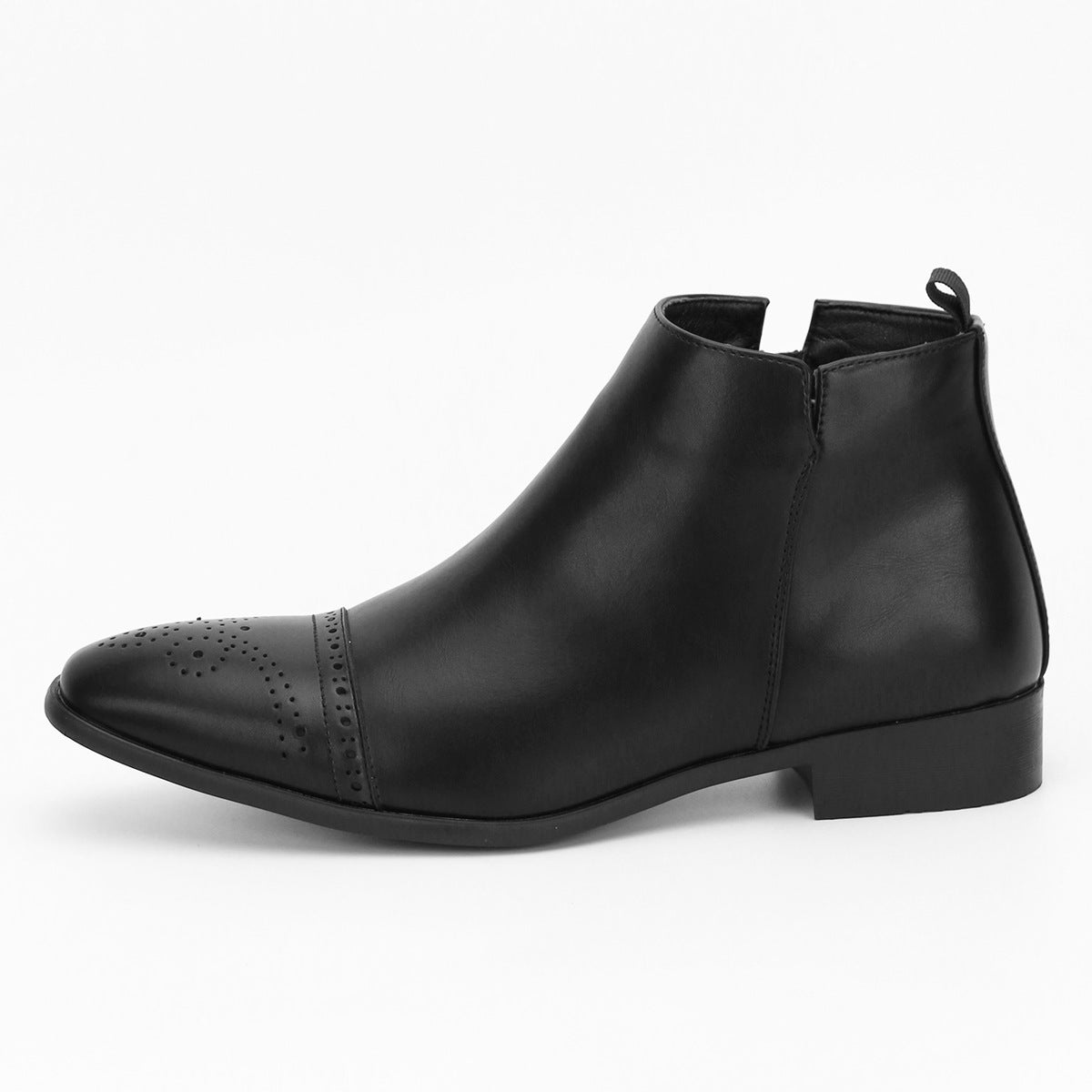 Cross-border Plus Size Men's Shoes Color Polished Retro Chelsea Boots Amazon Independent Station