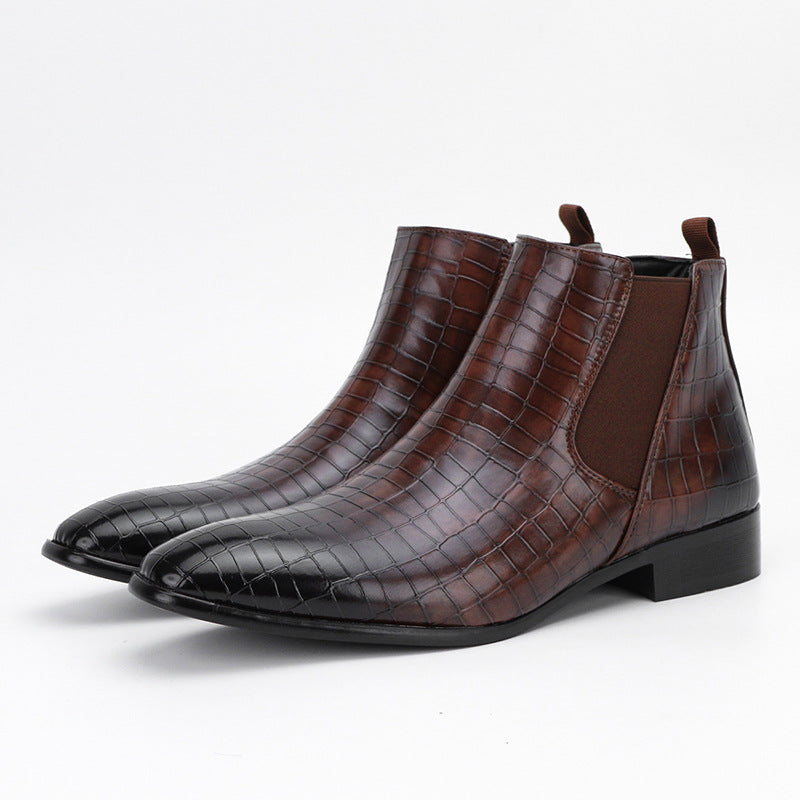 Men's Chelsea Boots British Style Casual Versatile Fashion Men's Ankle Boots