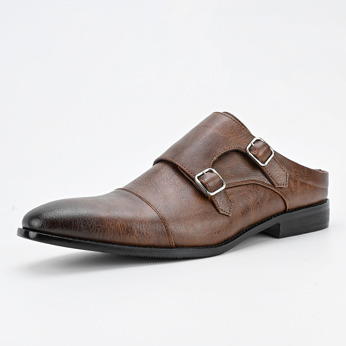 Men's Business Formal Shoes High-End Sense Personality Design Half Mules