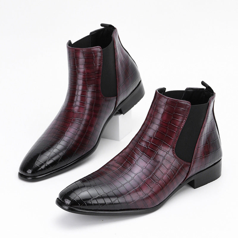 Men's Chelsea Boots British Style Casual Versatile Fashion Men's Ankle Boots