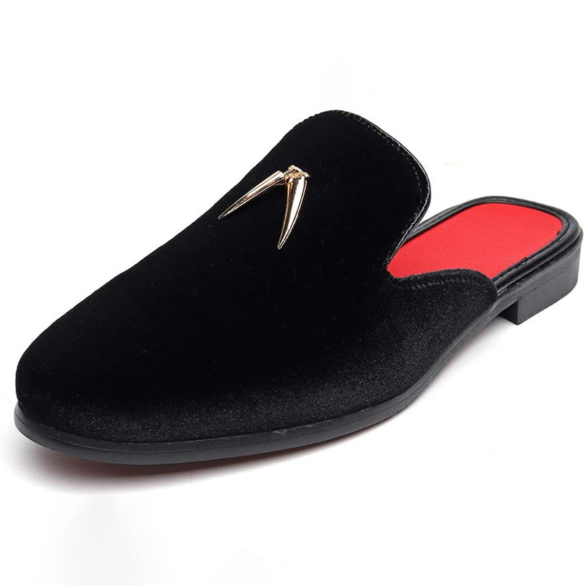 Men's Cross-Border Half Slippers Casual Fashion All-Matching Slip-on Casual Mules Loafers