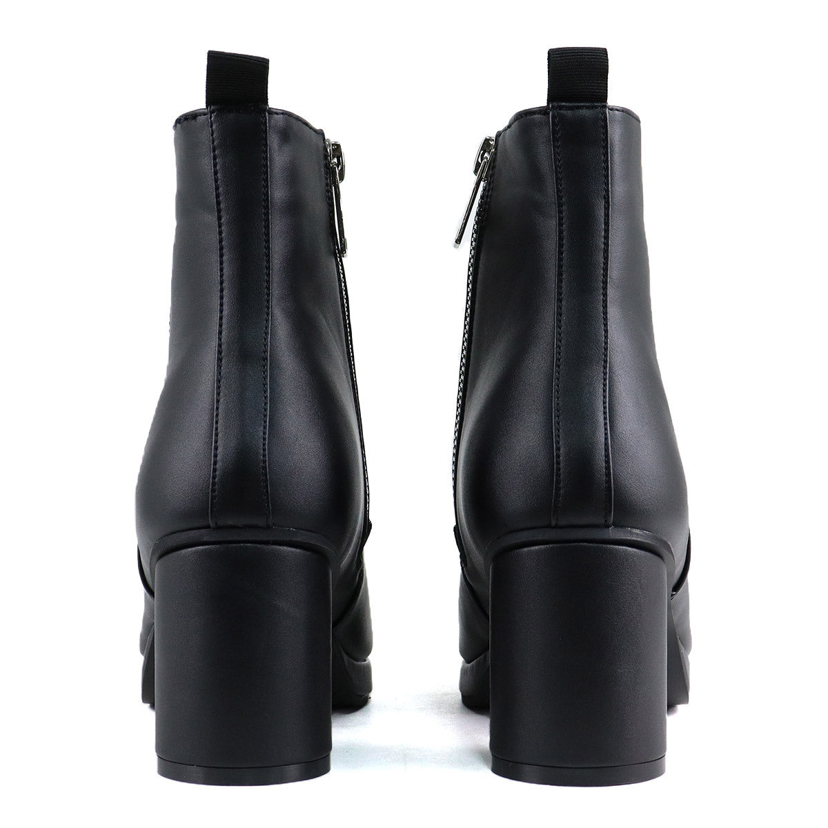 Martin Boots Chunky Heel Platform Pointed Toe Shoes Business Fashion