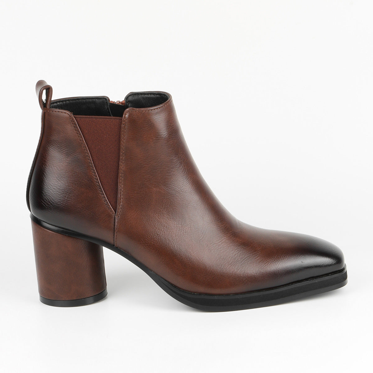 Men's Chelsea Boots High Heel Elastic Fashion