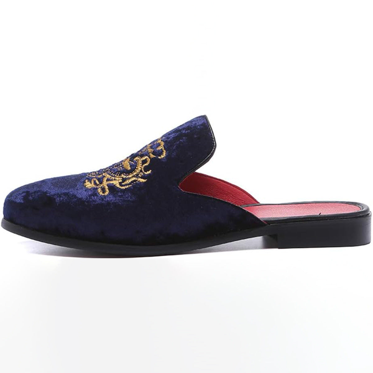 Men's Cross-Border Half Slippers Casual Fashion All-Matching Slip-on Casual Mules Loafers