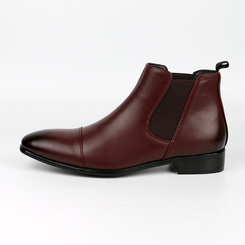 Cross-border Plus Size Men's Shoes Retro Chelsea Boots Amazon Independent Station