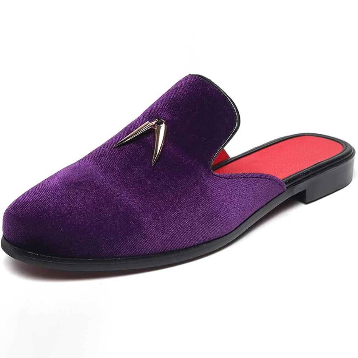Men's Cross-Border Half Slippers Casual Fashion All-Matching Slip-on Casual Mules Loafers