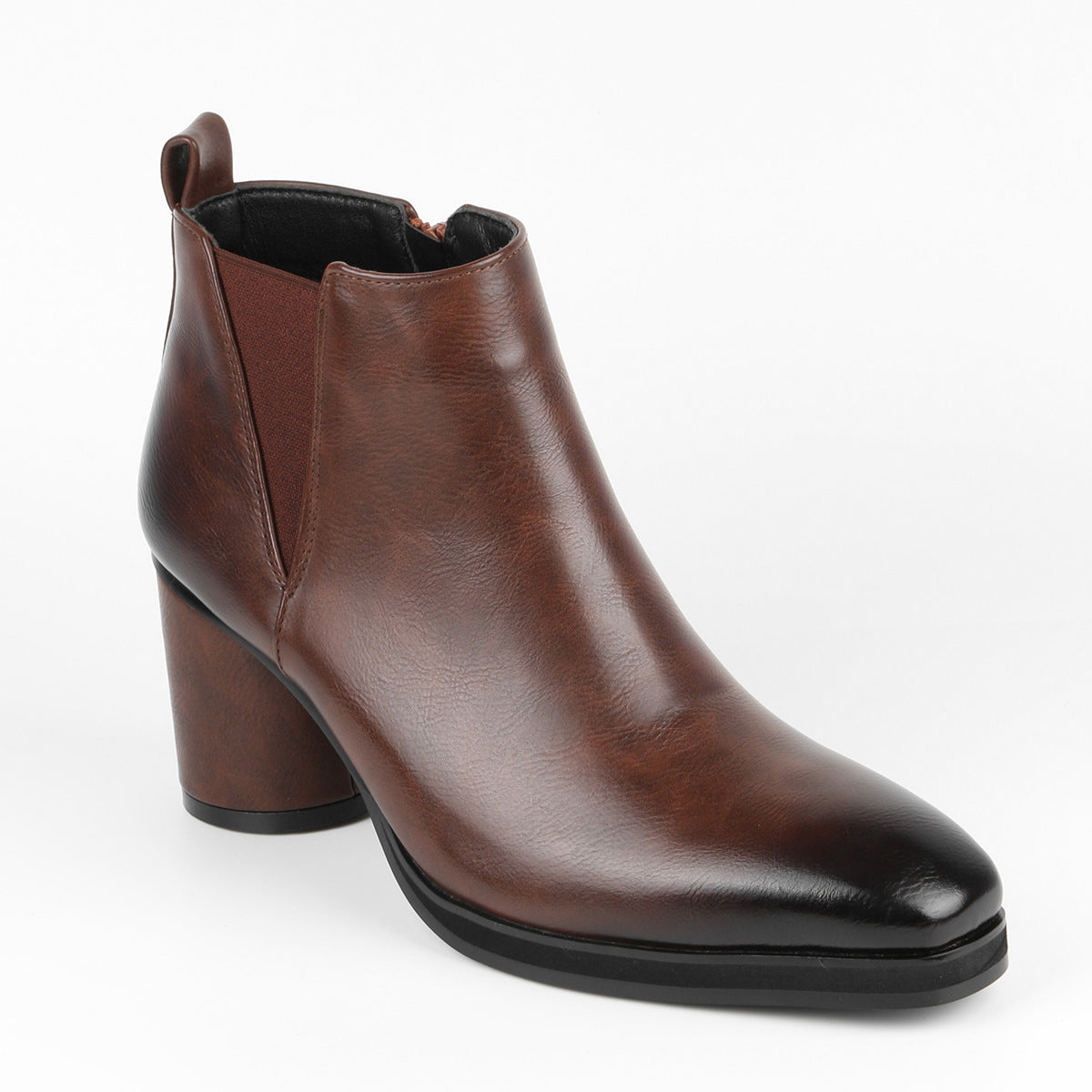 Men's Chelsea Boots High Heel Elastic Fashion