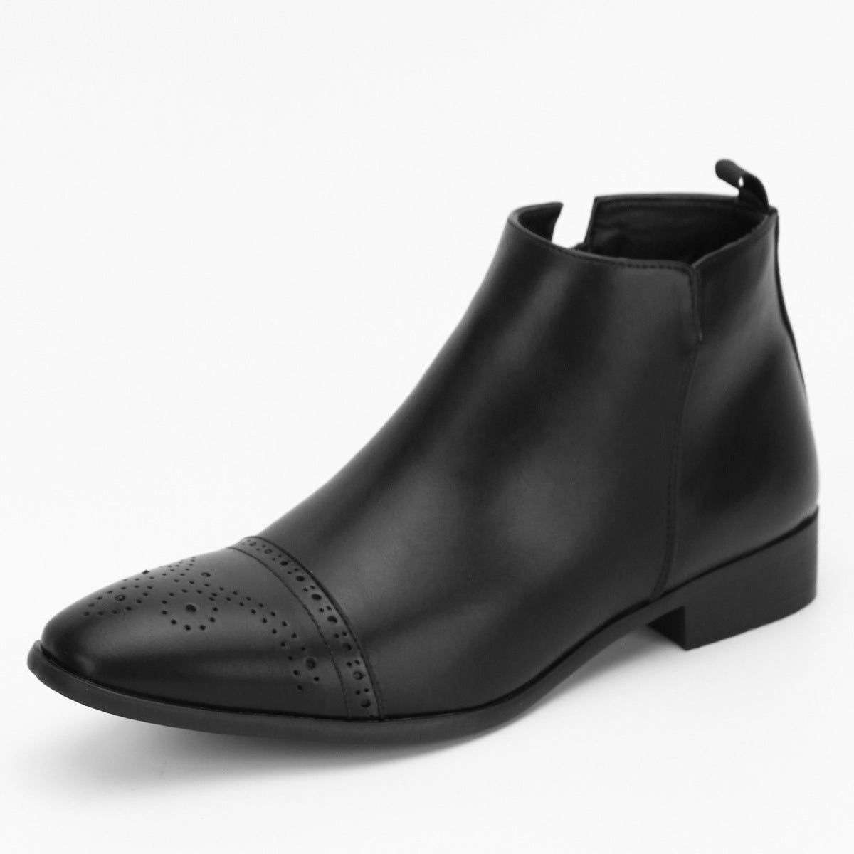 Cross-border Plus Size Men's Shoes Color Polished Retro Chelsea Boots Amazon Independent Station